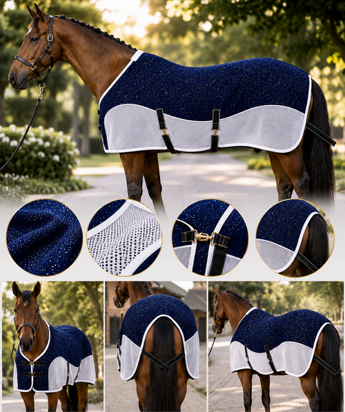 Diamanté Signature Glitter Show & Travel Rug - COMING SOON